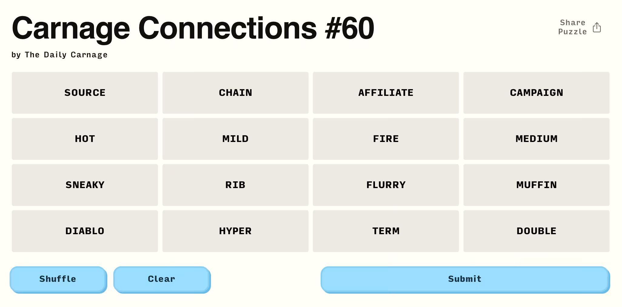 Carnage Connections #60