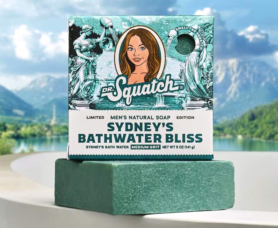 Sydney Sweeney x Dr. Squatch Bath water