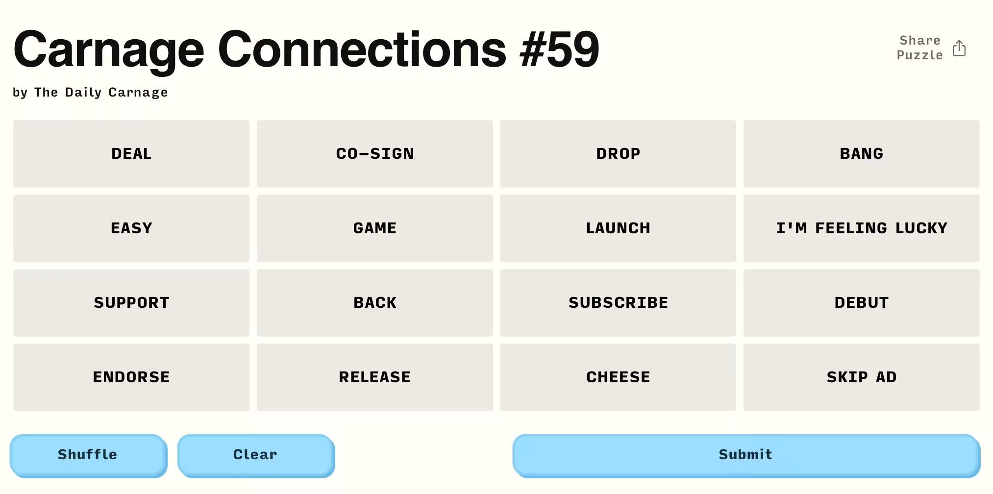 Carnage Connections #59