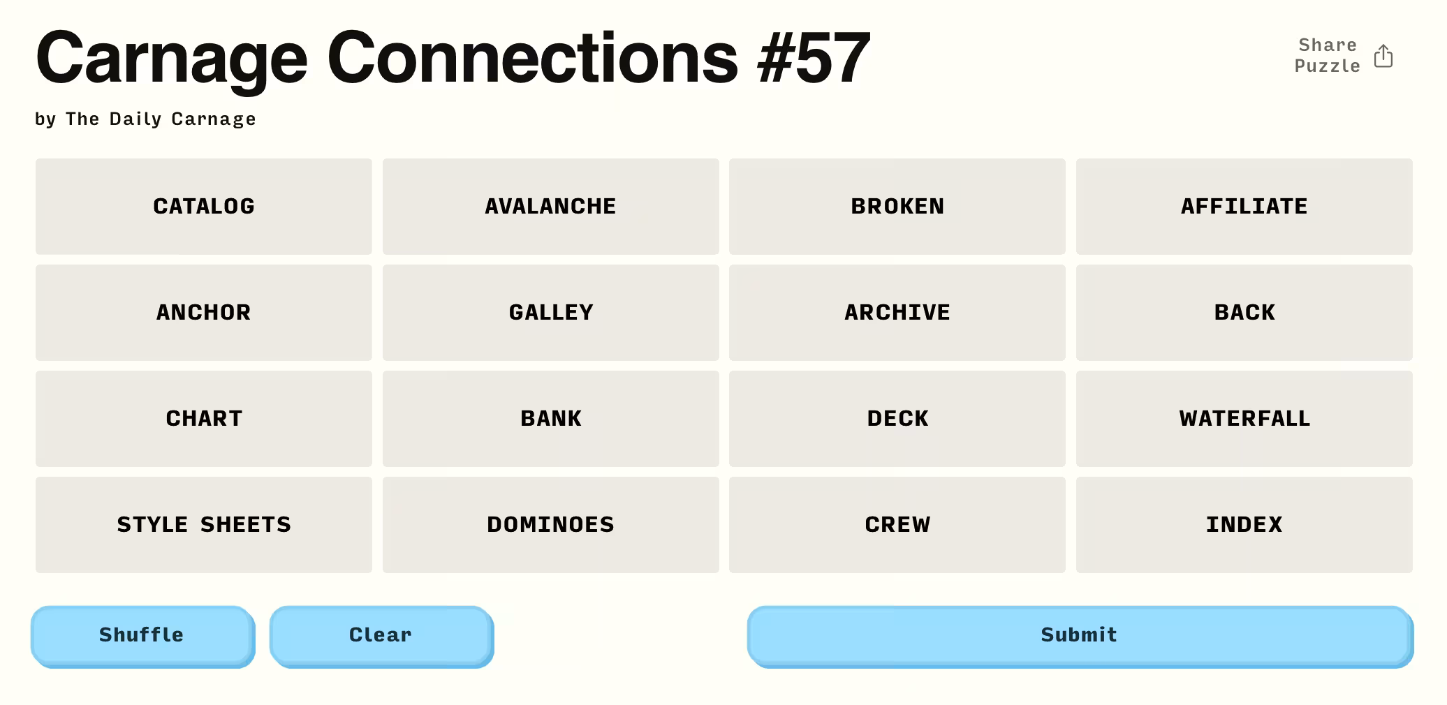 Carnage Connections #57