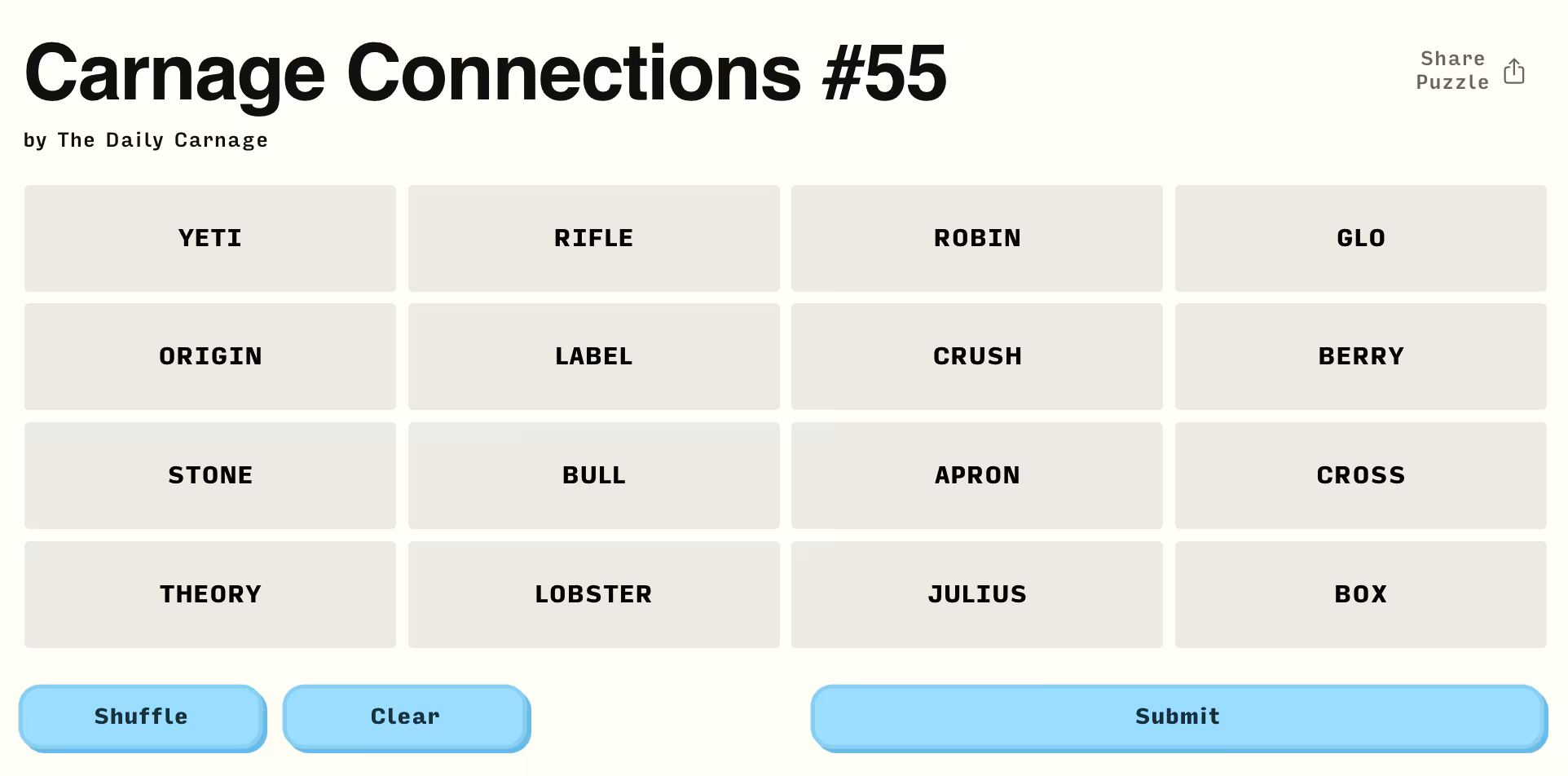 Carnage Connections #55