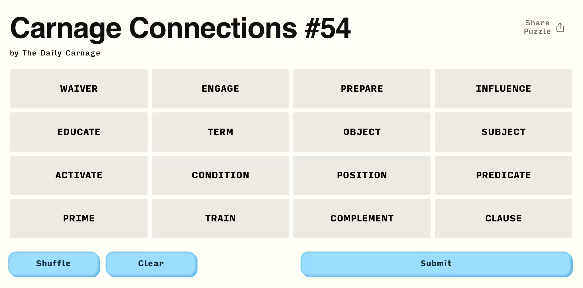 Carnage Connections 54