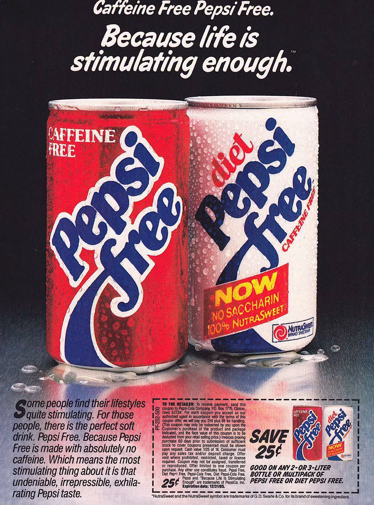 Pepsi Free, 1982