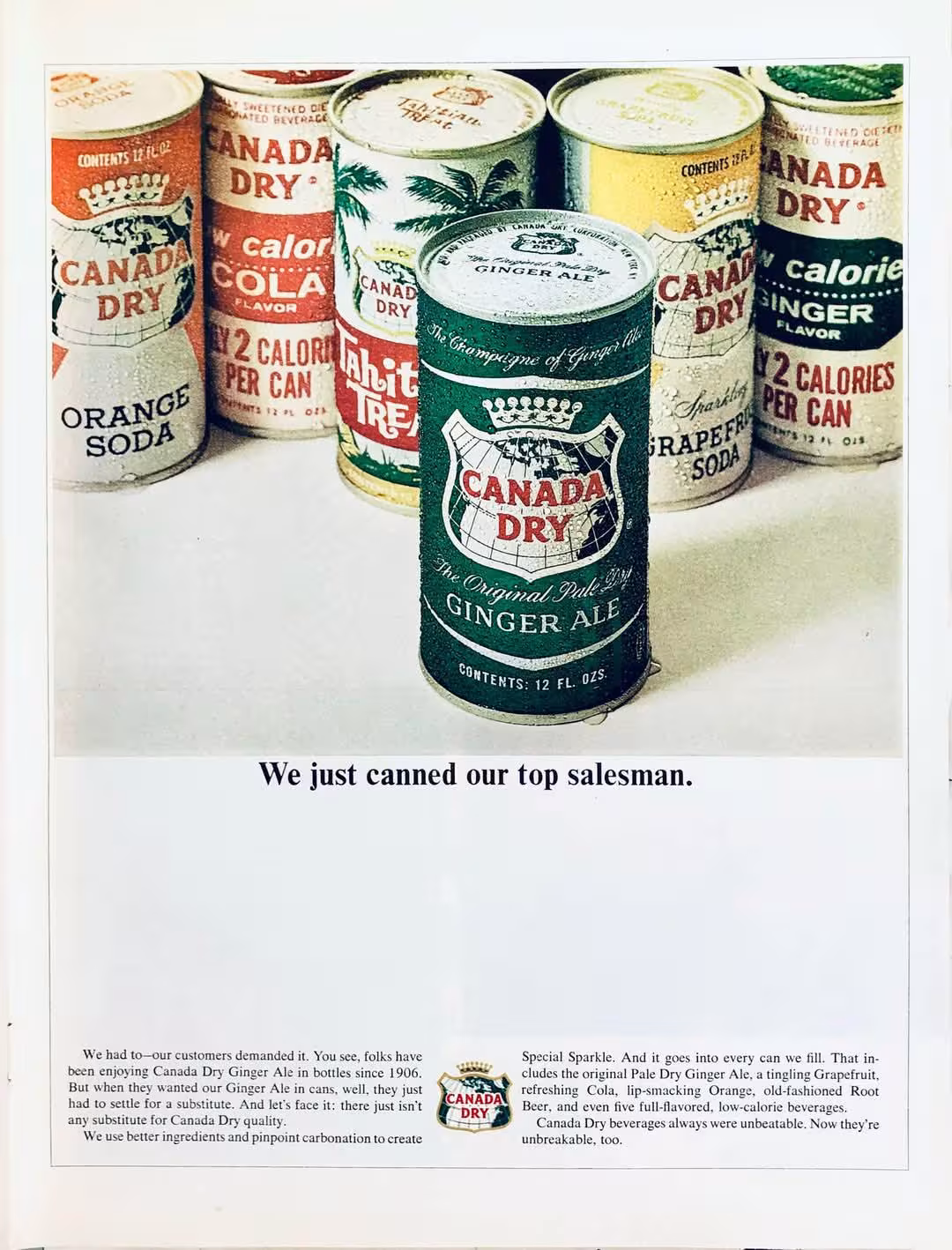 Canada Dry, 1965