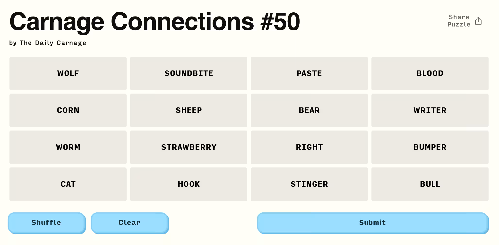 Carnage Connections #50