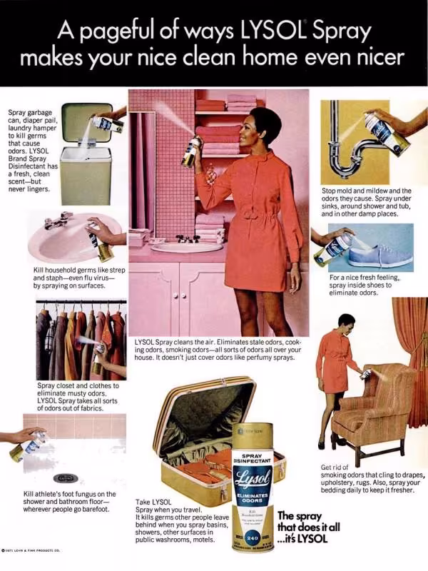 Lysol, 1971
