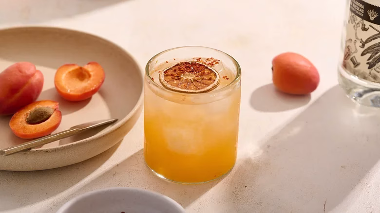 Hot Honey Apricot Margarita Recipe