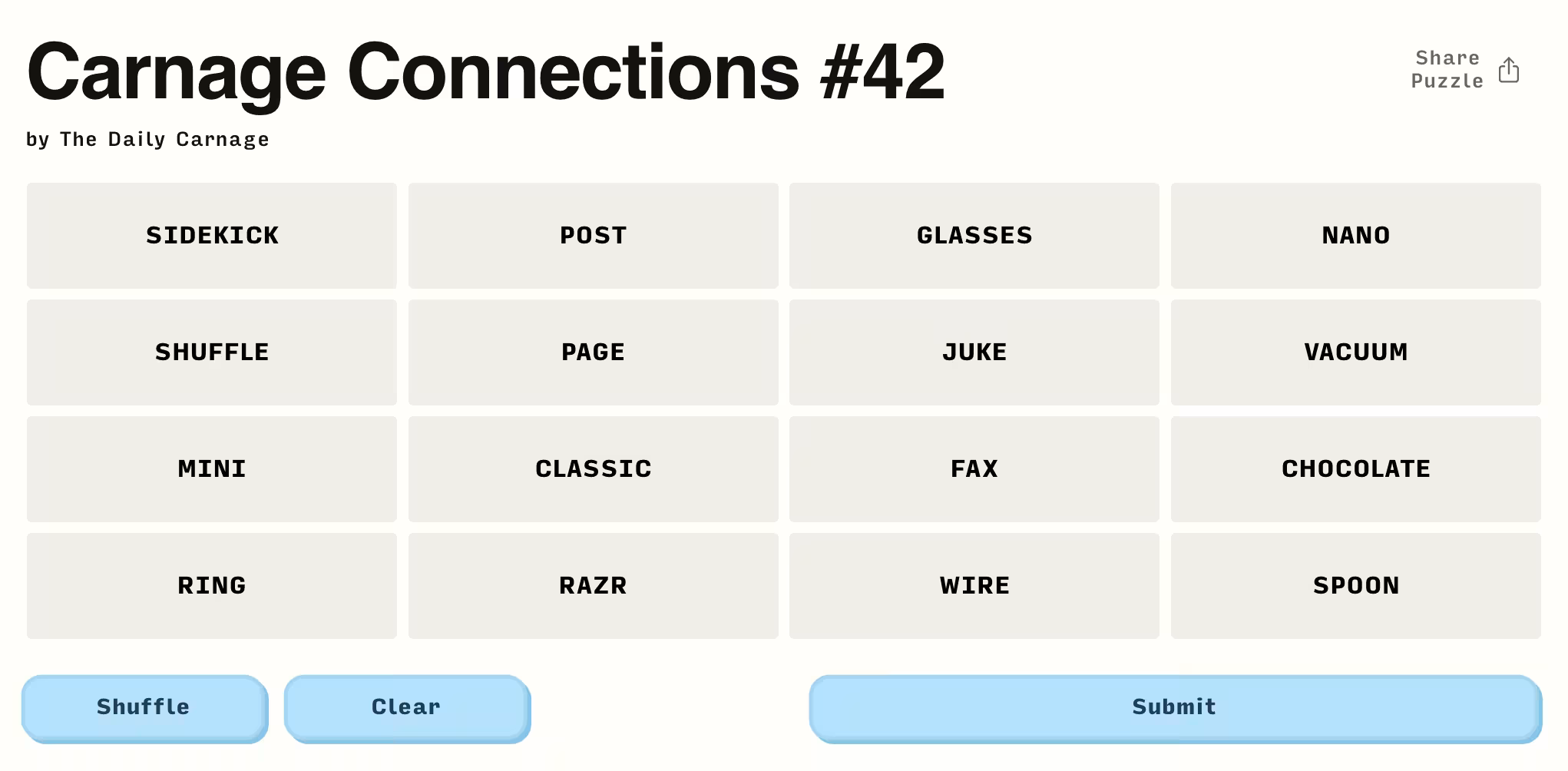 Carnage Connections #42