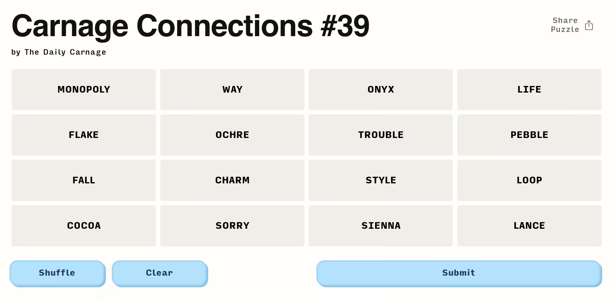 Carnage Connections #39