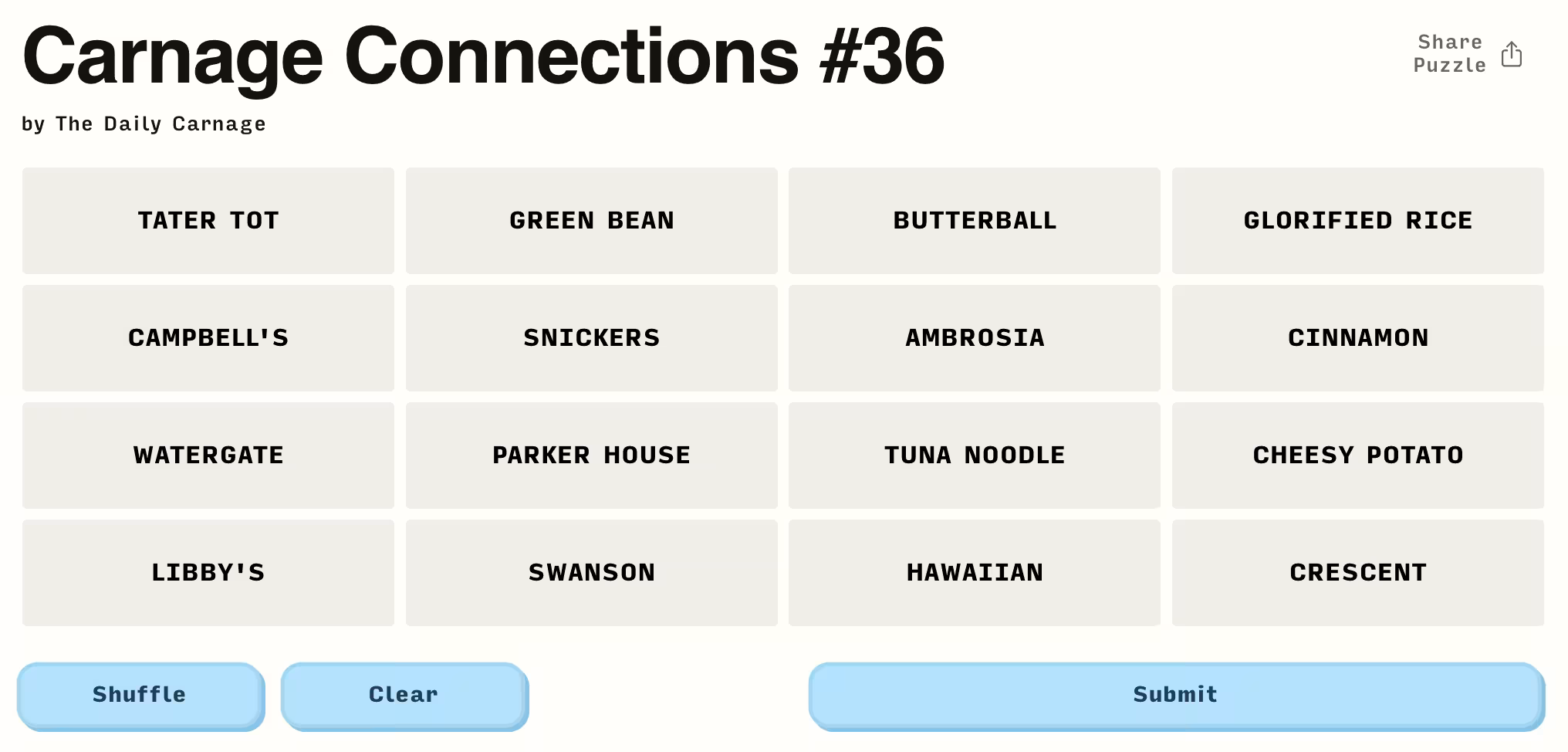 Carnage Connections #36