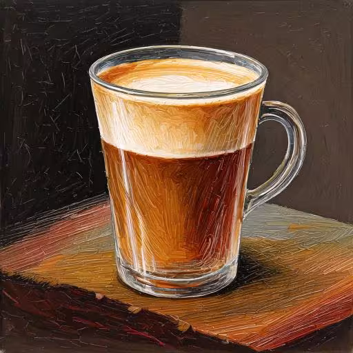 Firefly A cortada in an acrylic cup. Oil pastels. 67237