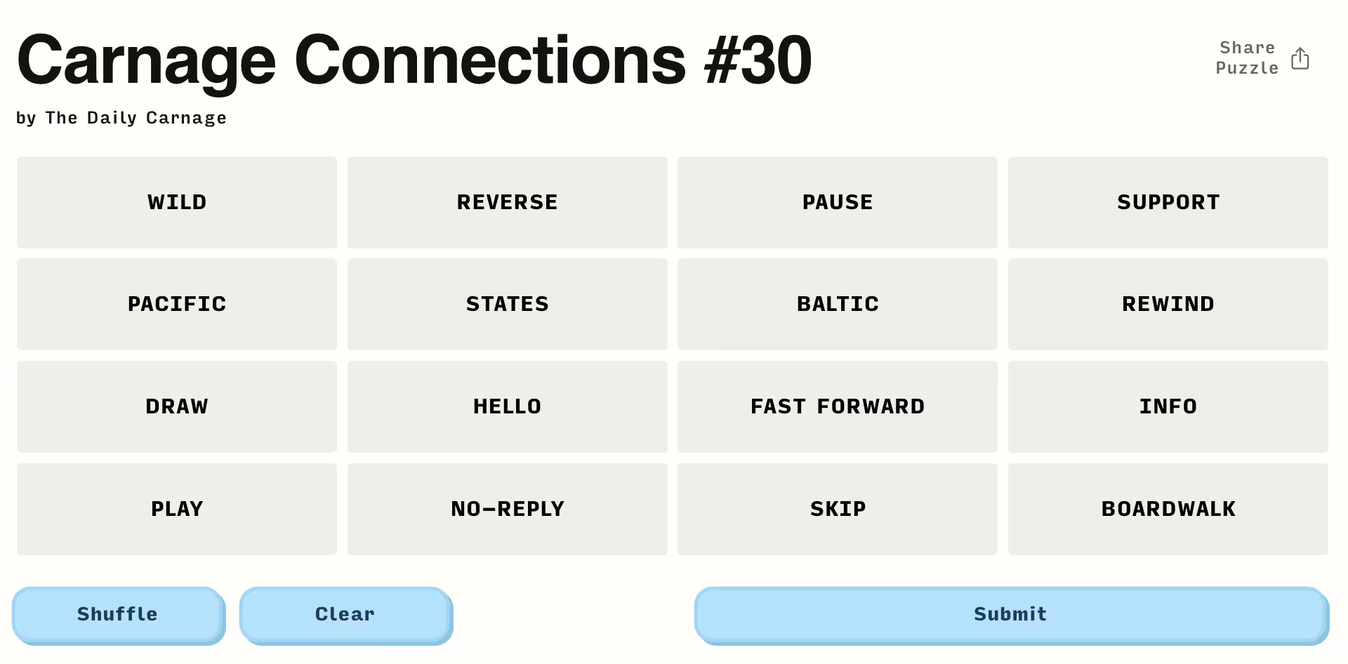 Carnage Connections #30
