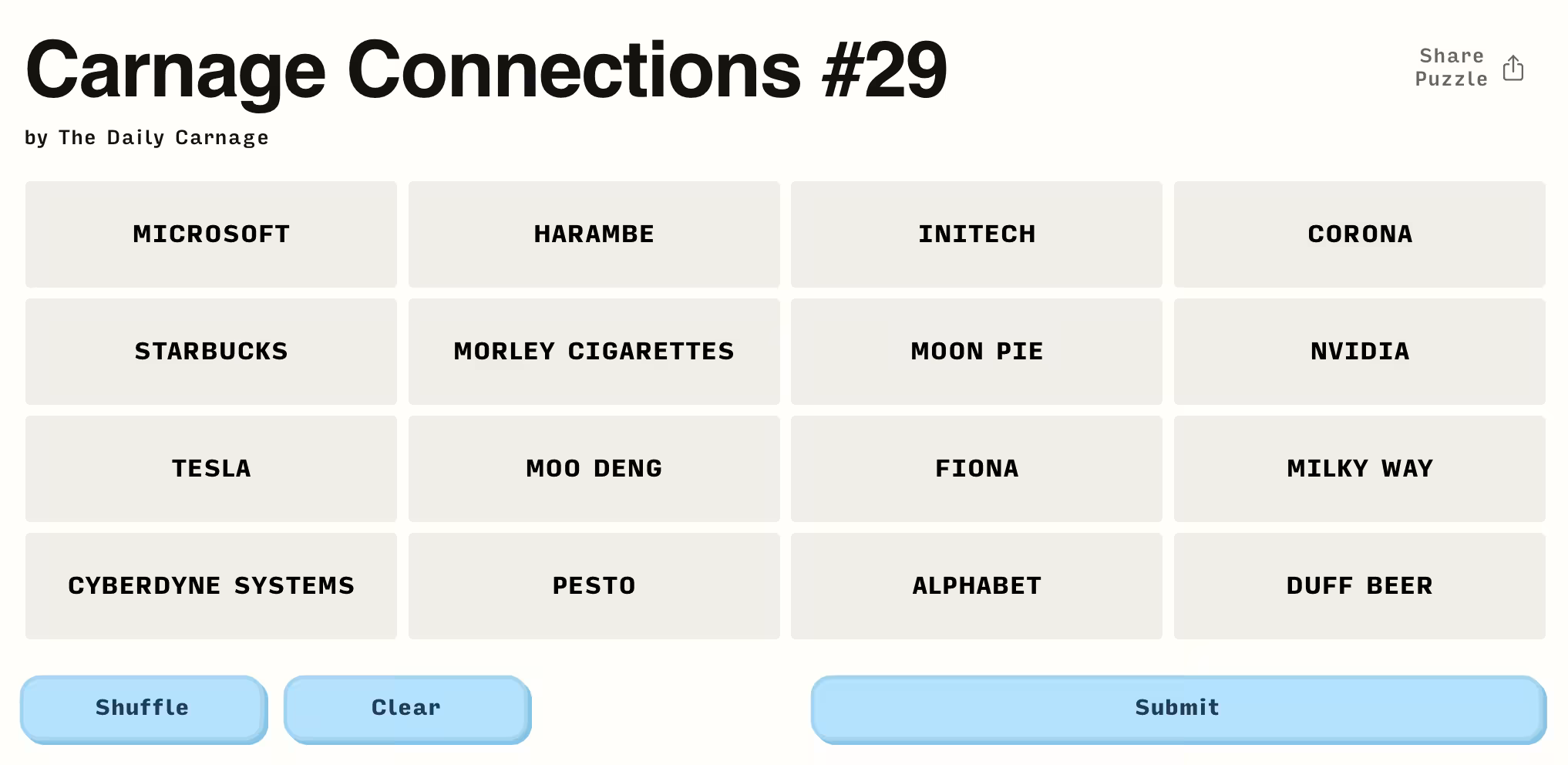 Carnage Connections 29