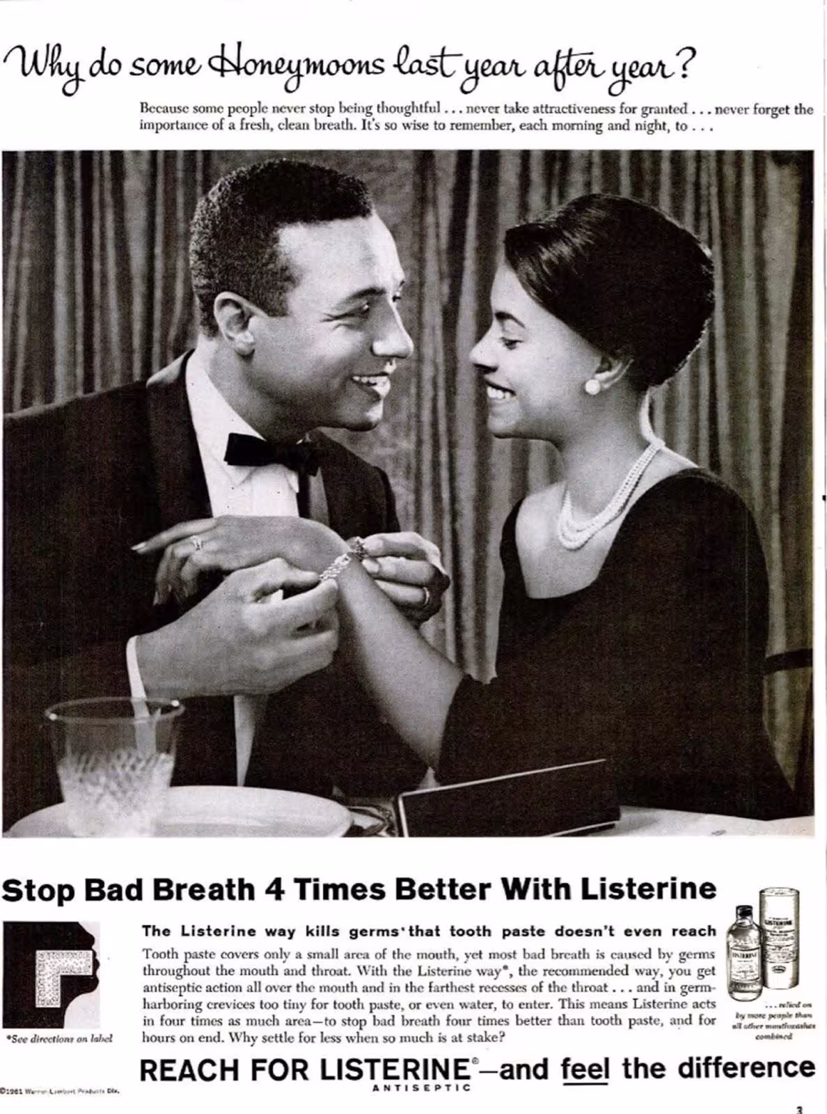 Listerine, 1961