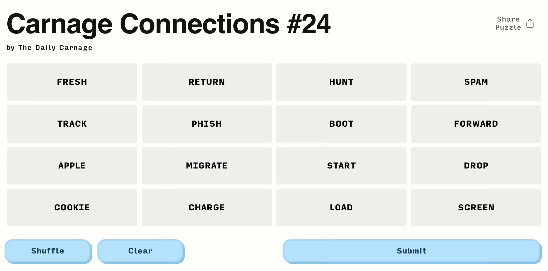 Carnage Connections #24
