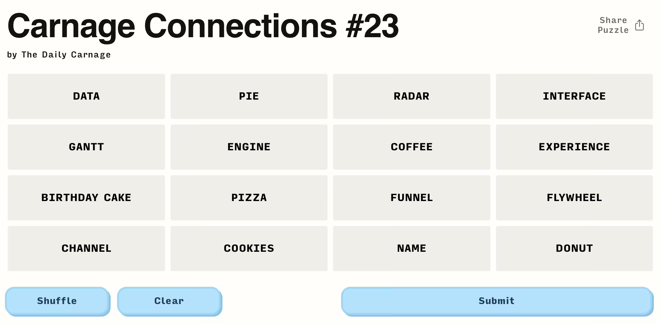 Carnage Connections #23