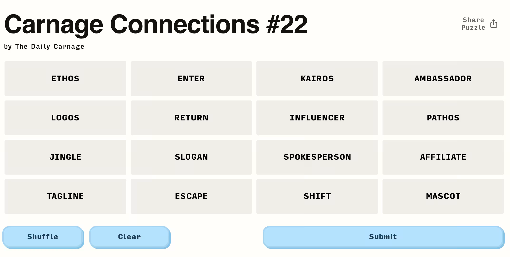 Carnage Connections #22