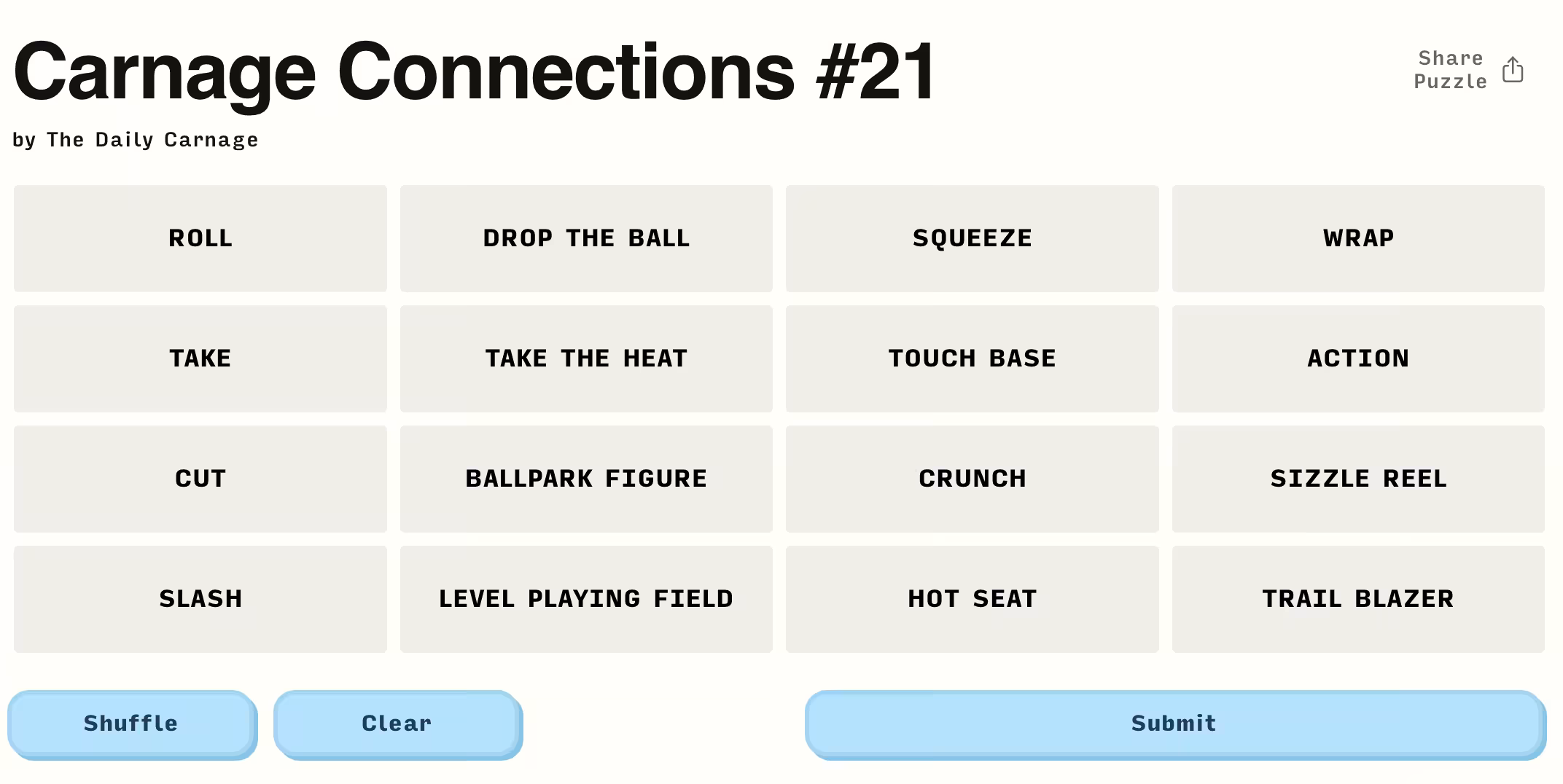 Carnage Connections #21
