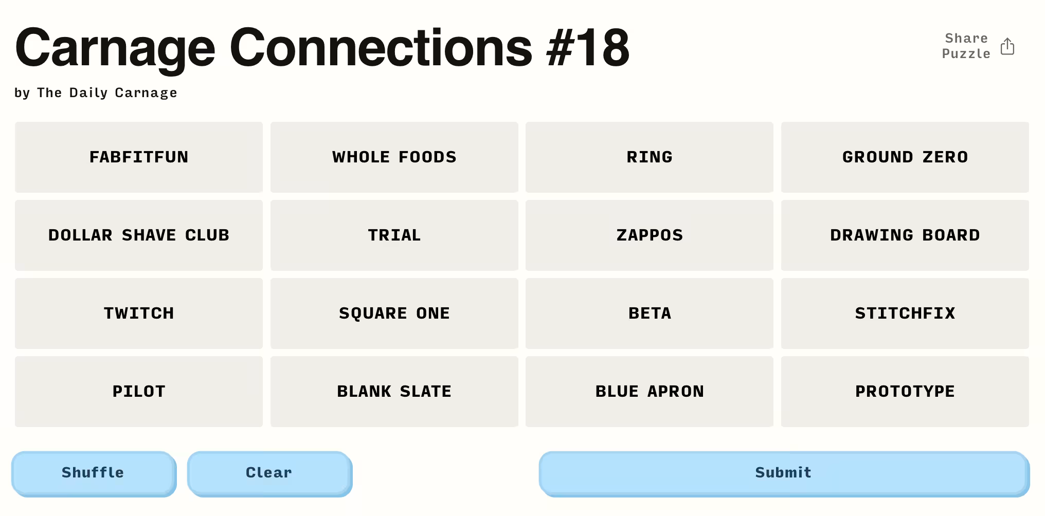Carnage Connections #18