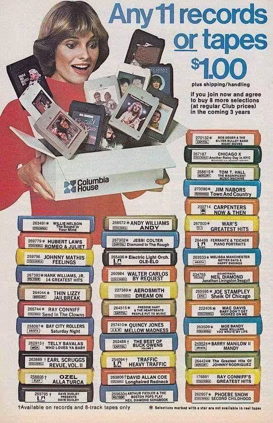 Columbia House, 1976