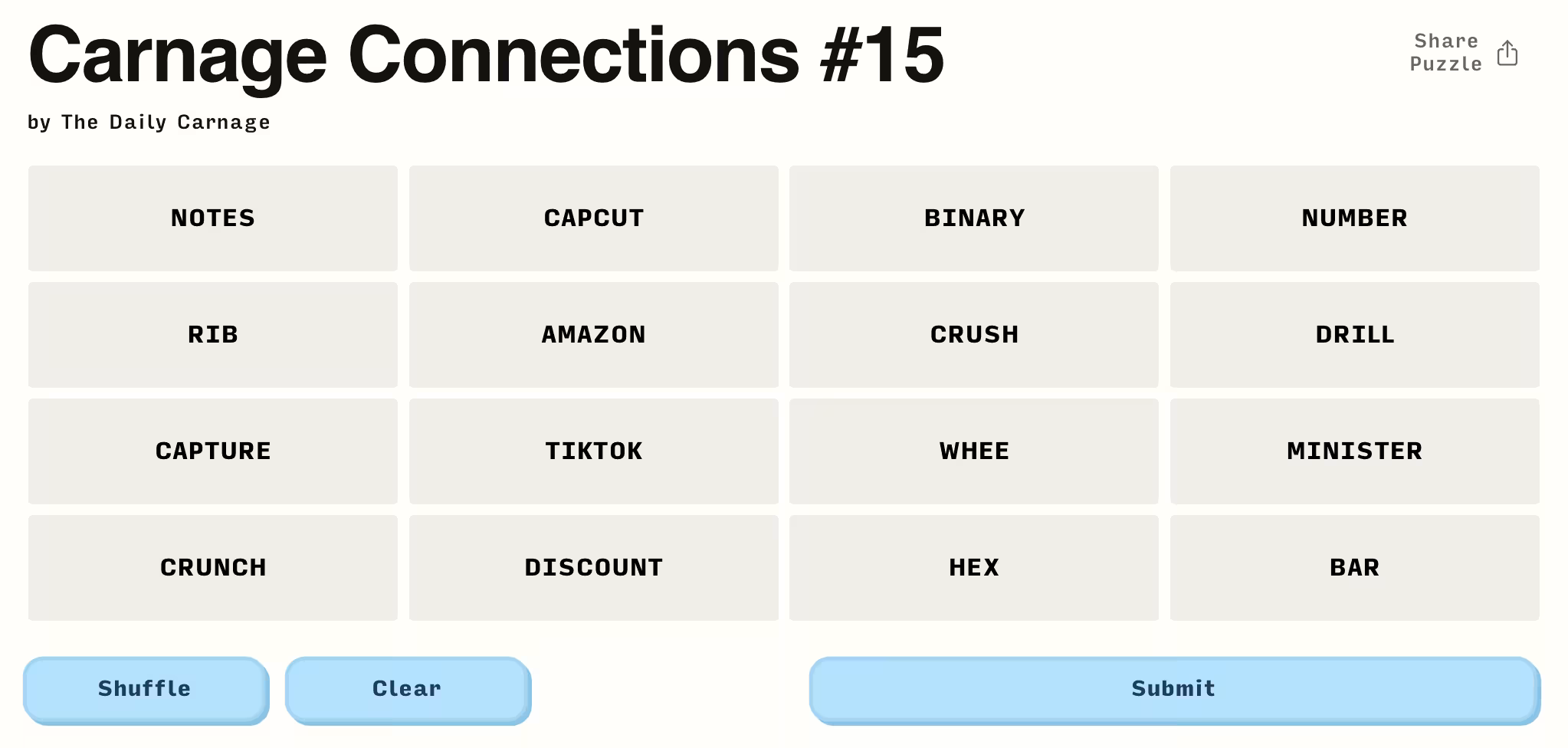 Carnage Connections #15