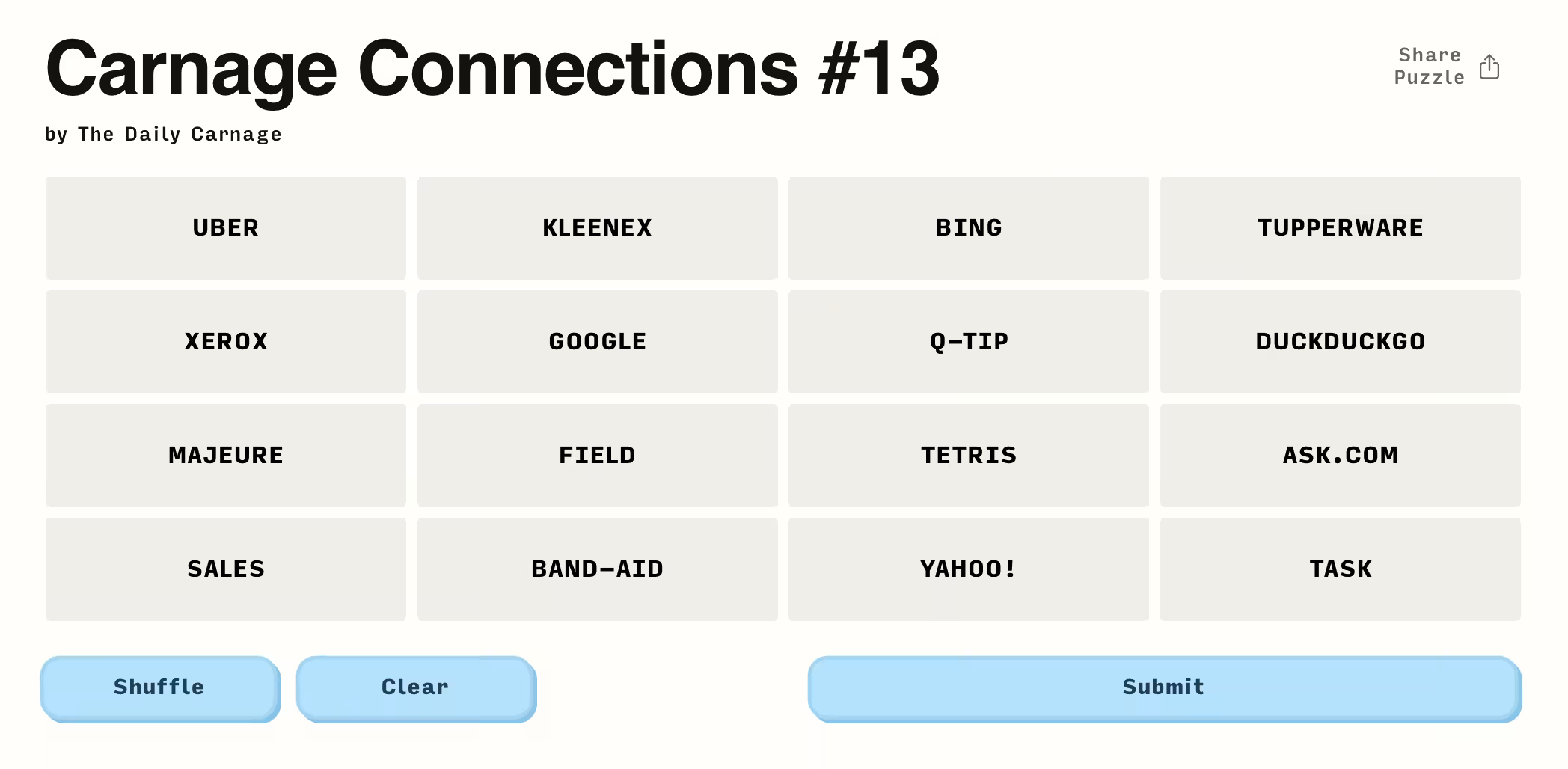 Carnage Connections #13