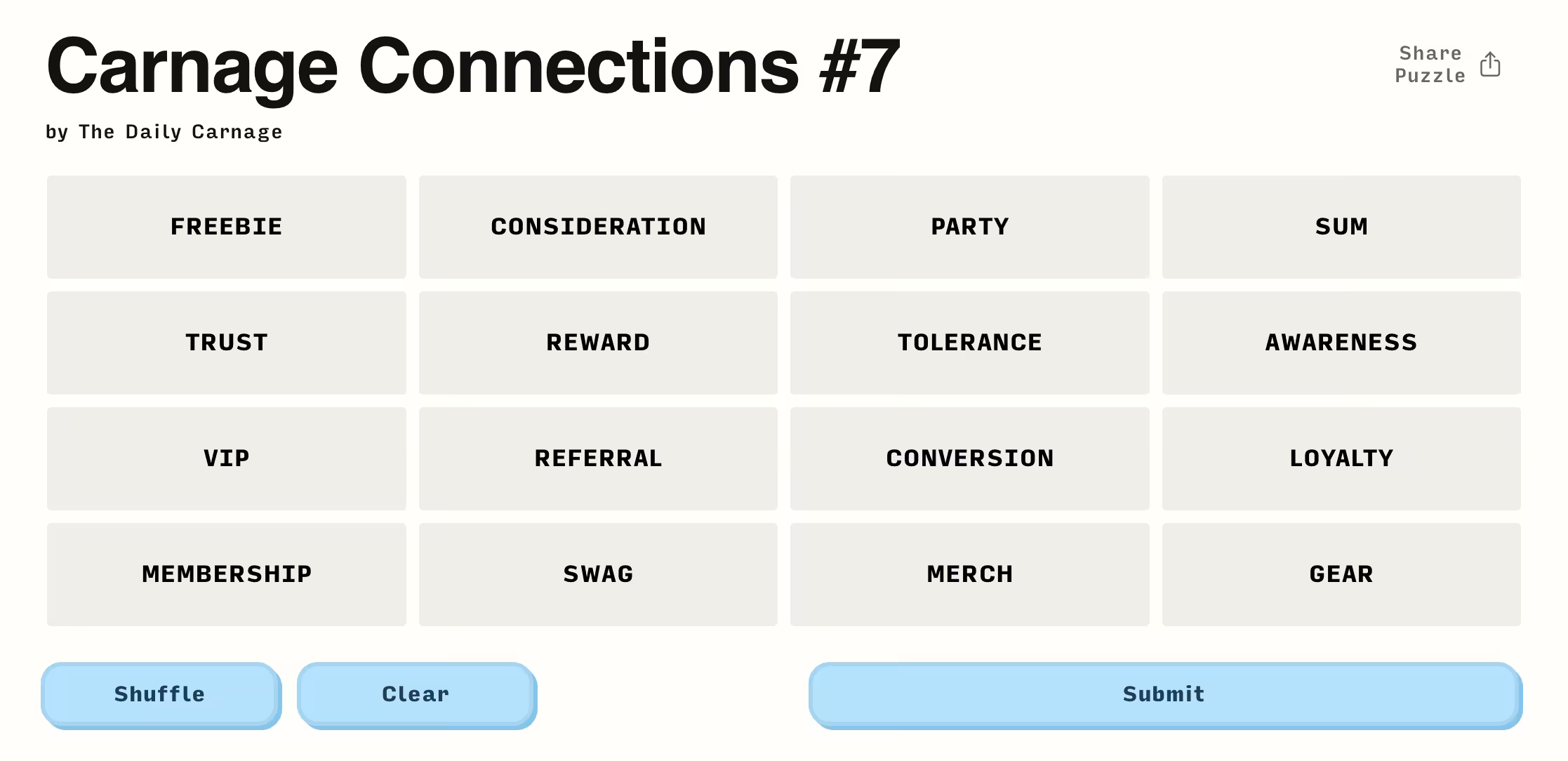 Carnage Connections #7