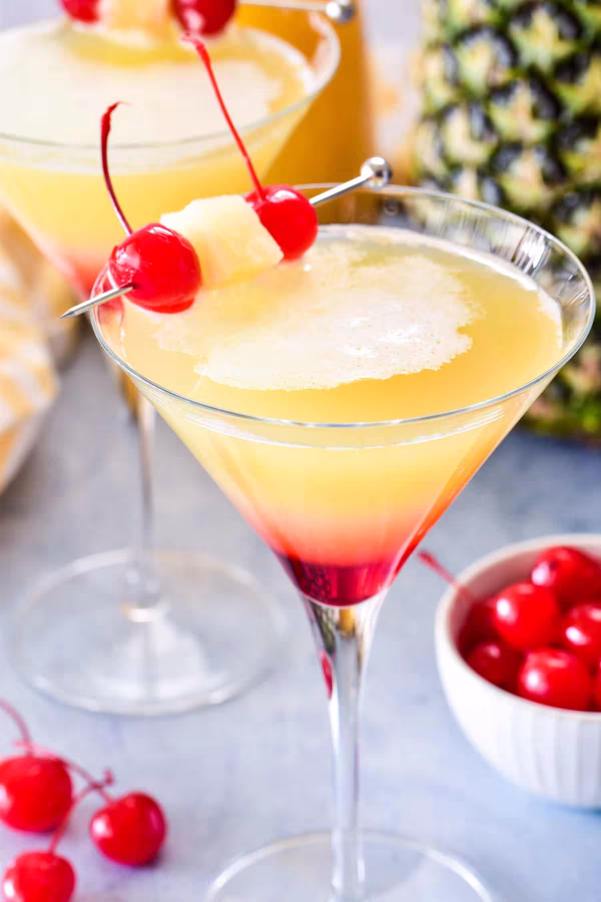 Pineapple Upside Down Martini