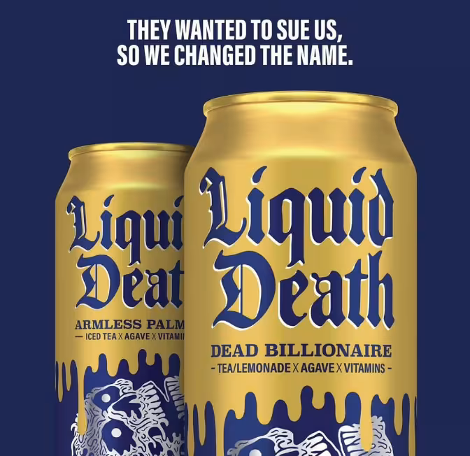 THEY WANTED TO SUE US. SO WE CHANGED THE NAME.