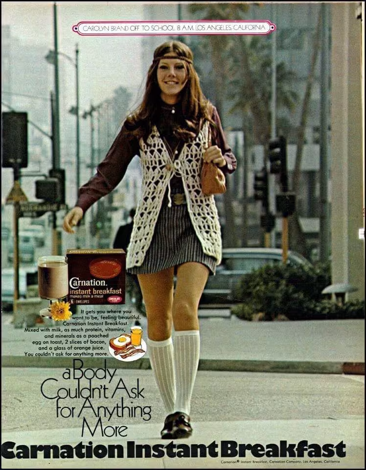 aBody Couldnit Ask tor Anything More Carnation Instant Breakfast