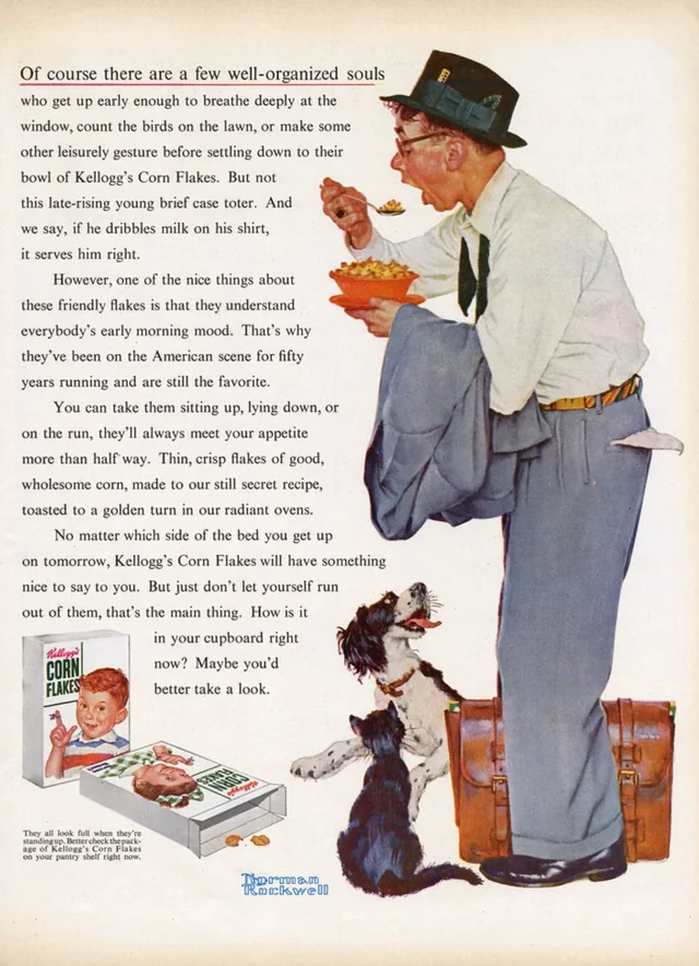 Corn Flakes, 1955