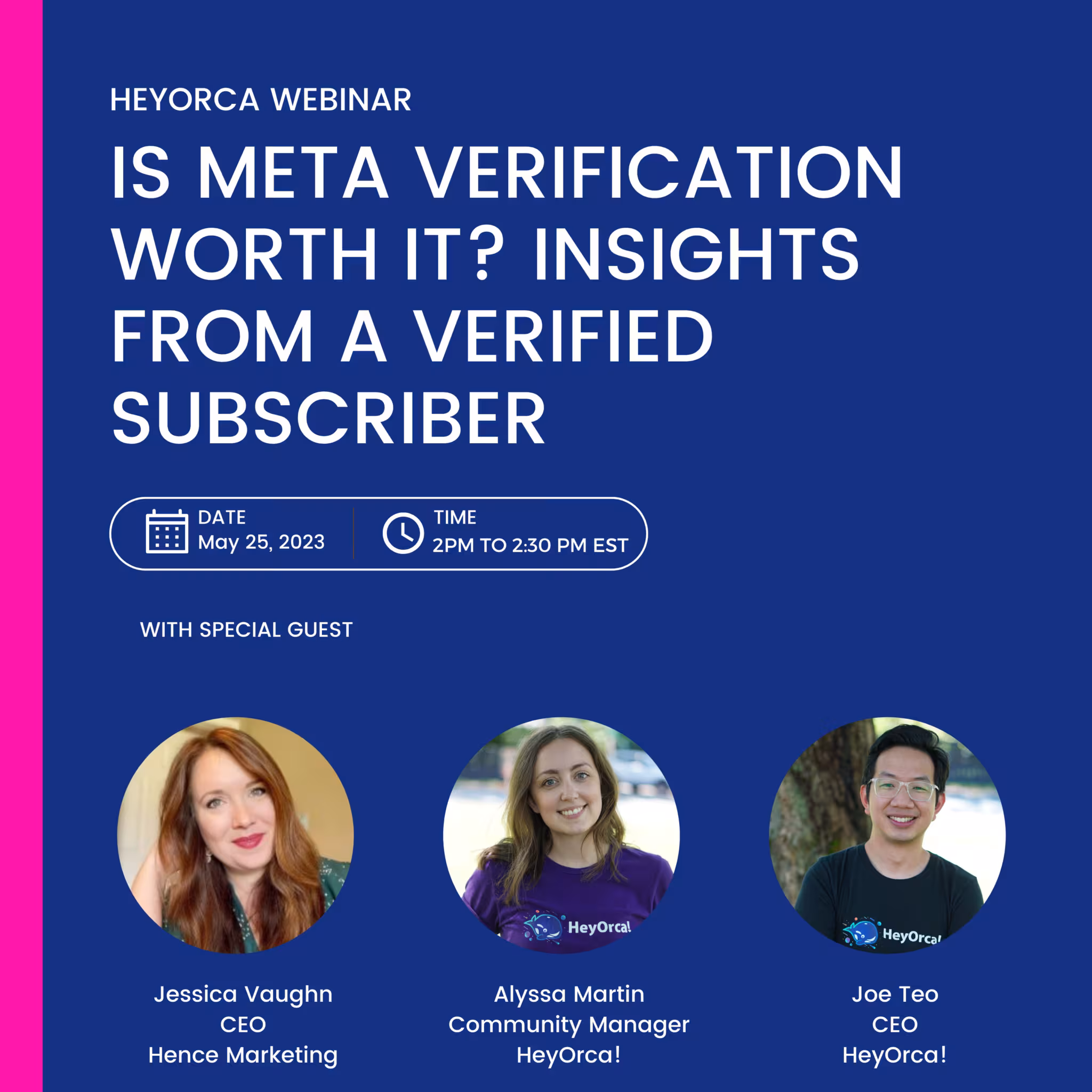HeyOrca Meta Verification