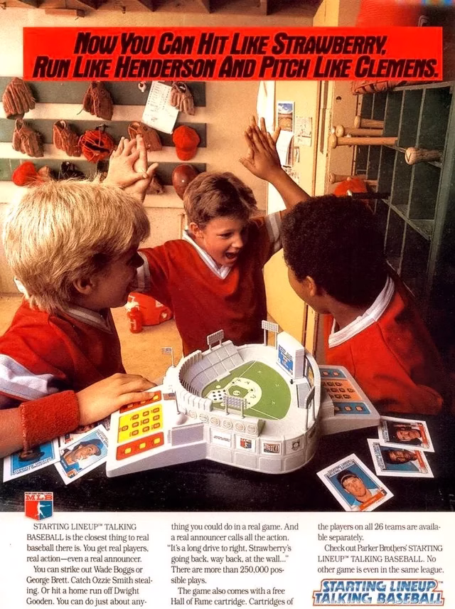 Starting Line Up's Talking Baseball, 1988