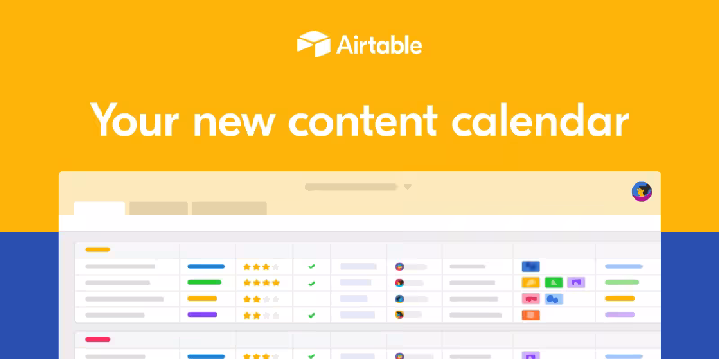 Your New Content Calendar