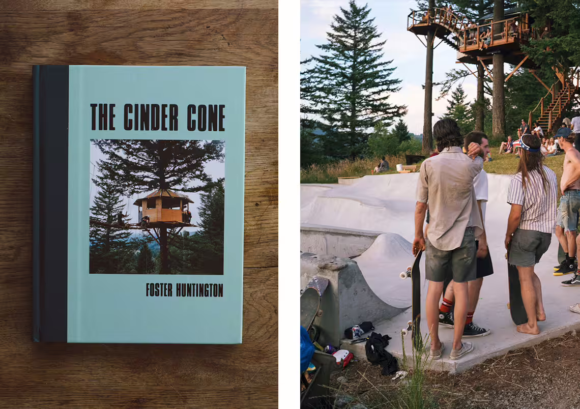 Image of the cinder cone book and the tribe