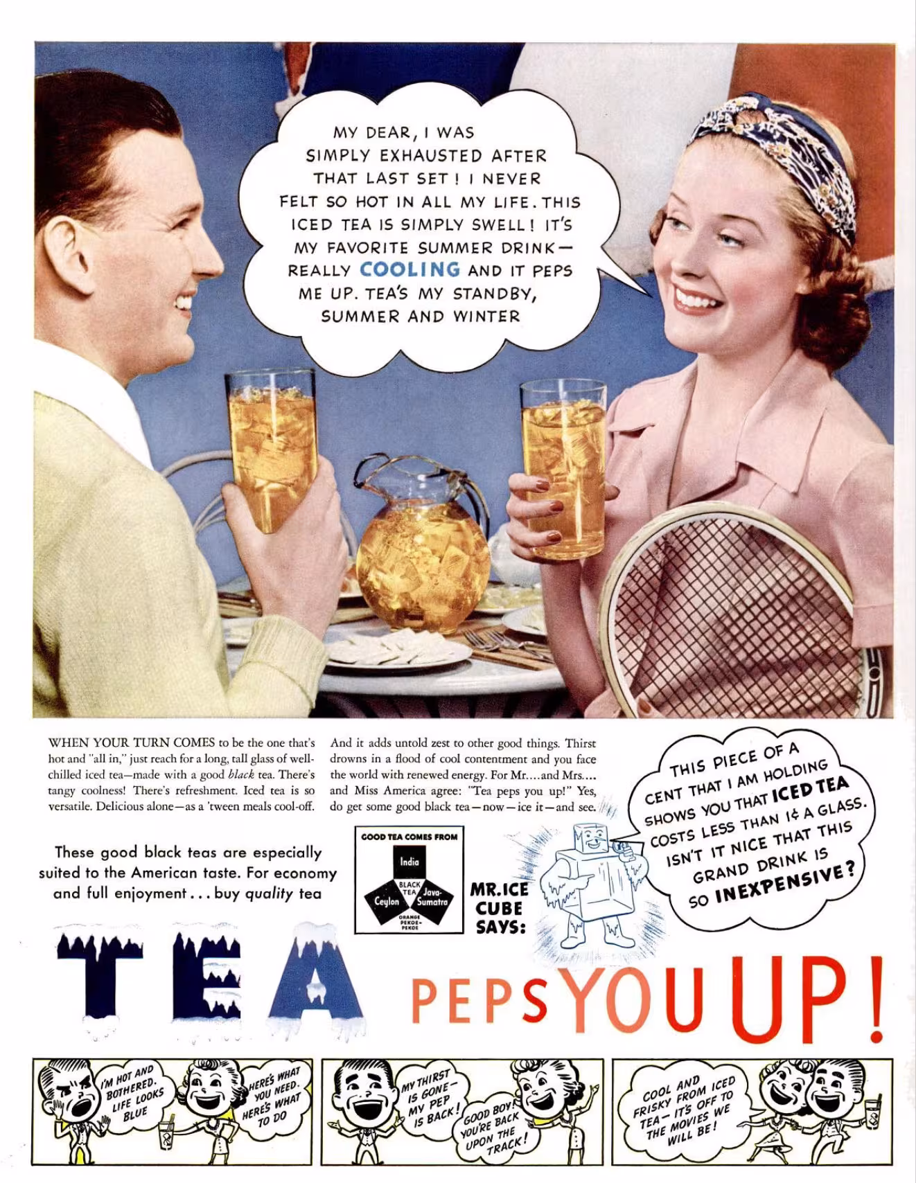 Tea Industry Association Advertising, 1939