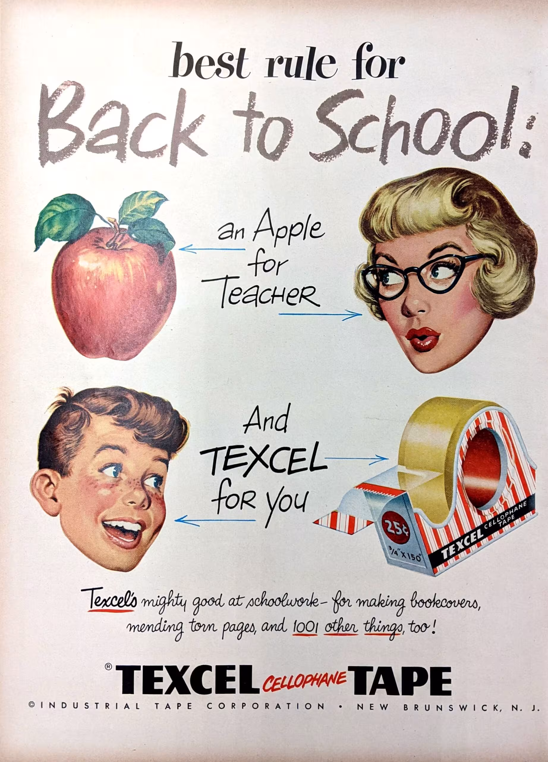 Texcel Tape, 1950